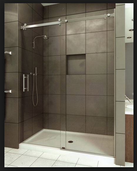 how are glass shower doors installed